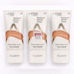 Almay Smart Shade Foundation Medium Meets Deep | Lot of 3 | New